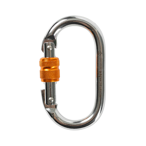 Карабин стальной овальный, Вертикаль